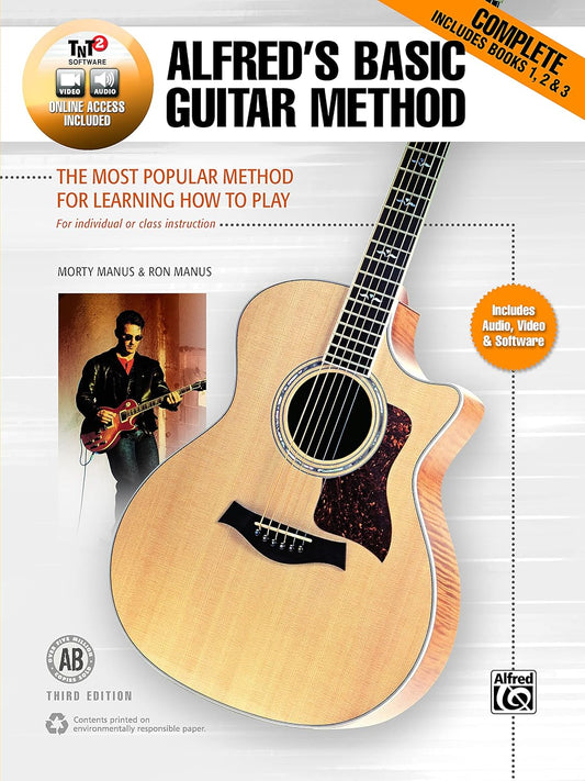 Alfred'S Basic Guitar Method, Complete: the Most Popular Method for Learning How to Play, Book & Online Video/Audio/Software (Alfred'S Basic Guitar Library)