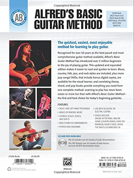 Alfred'S Basic Guitar Method 1 (Alfred'S Basic Guitar Library, Bk 1)