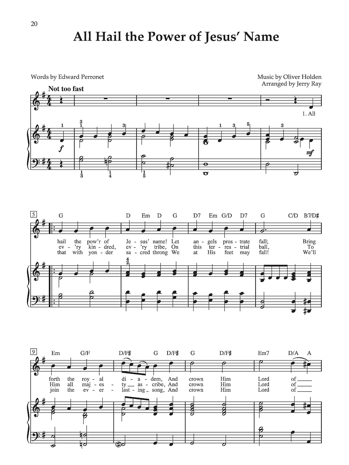 World'S Greatest Hymns and Spirituals Piano and Voice with Guitar Chords