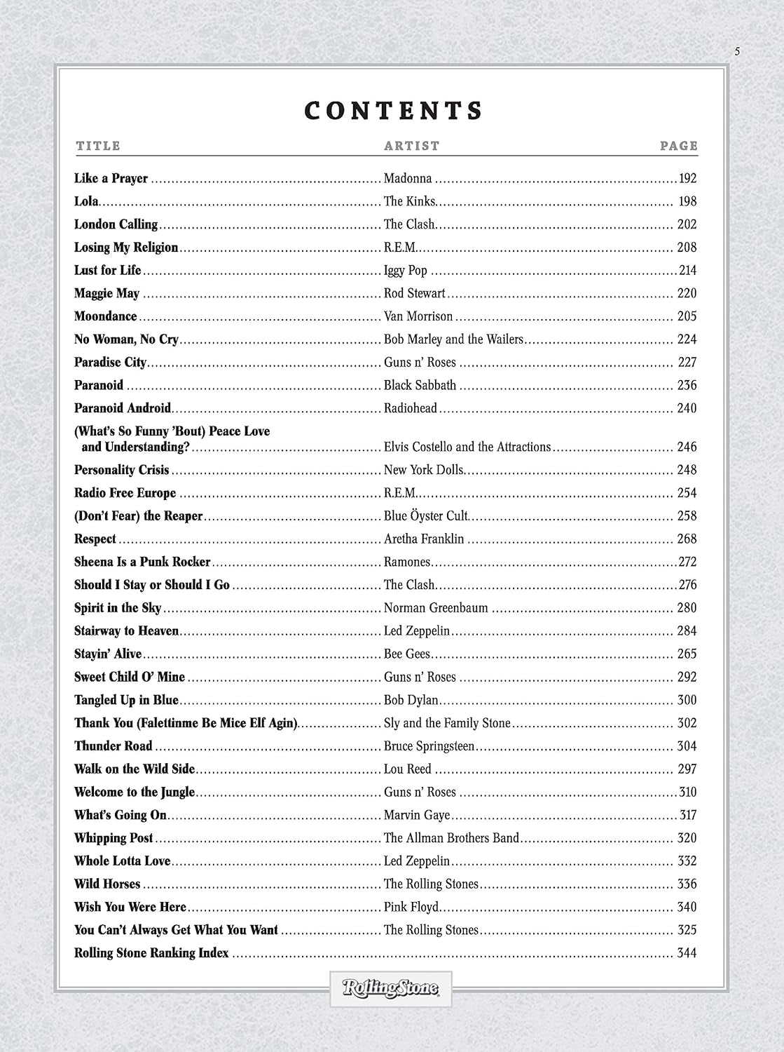 Selections from Rolling Stone Magazine'S 500 Greatest Songs of All Time: Guitar Classics Volume 2: Classic Rock to Modern Rock (Easy Guitar TAB) (Rolling Stones Classic Guitar)