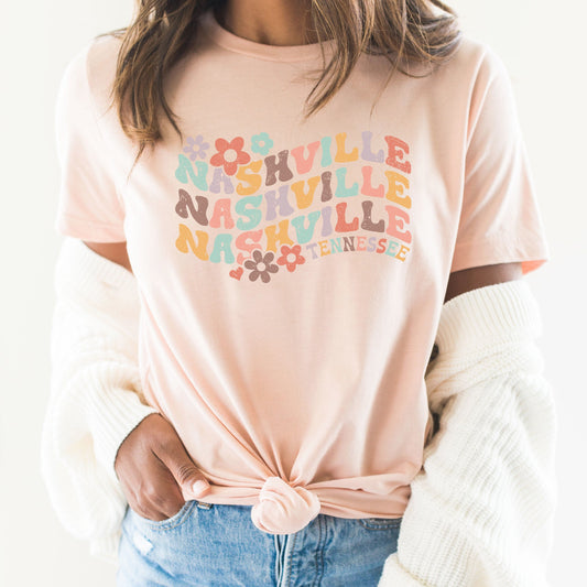 Nashville Graphic Tee | Retro Yeehaw Cowgirl Soul | Nashville | Cowgirl | Cowgirl Soul