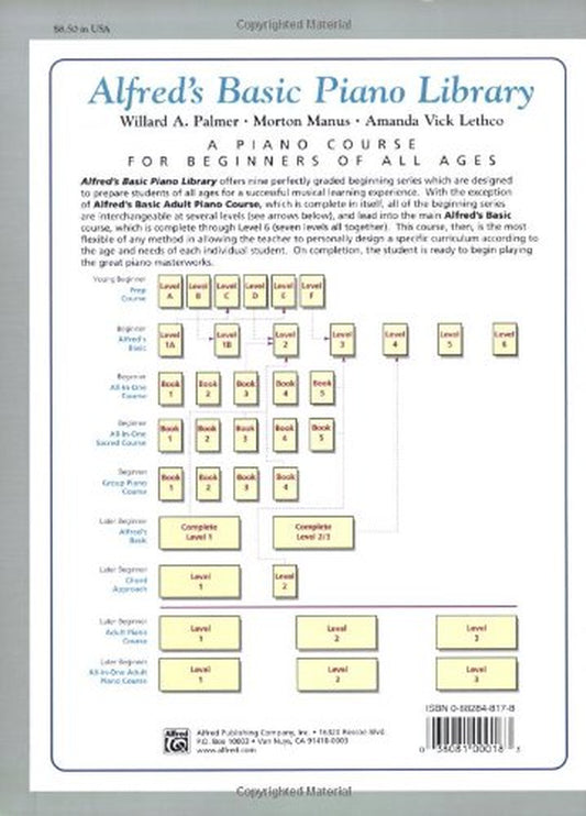 Piano Lesson Book: Complete Level 1, for the Later Beginner