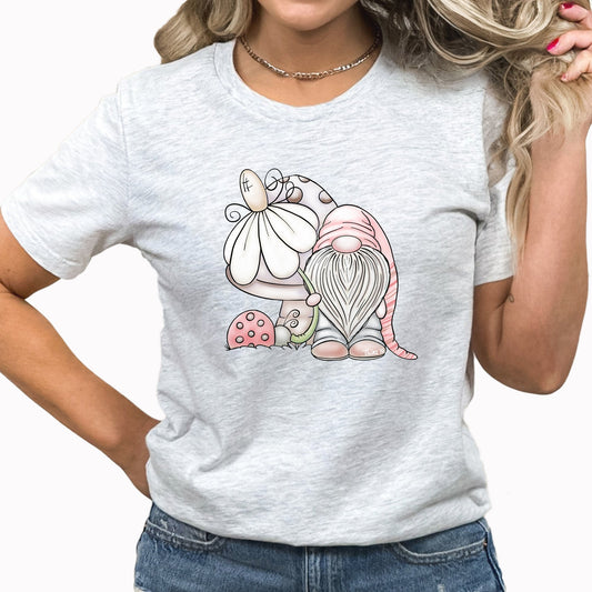 Gnome Spring Daisy Graphic Tee | Spring Love | Spring Flowers | Daisy | Bouquet