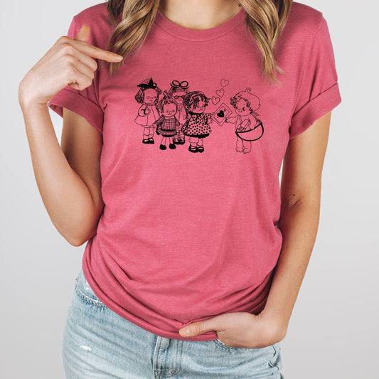 Cupid Valentine Graphic Tee | Vintage Valentine | Love | Kiss | Valentine's Day