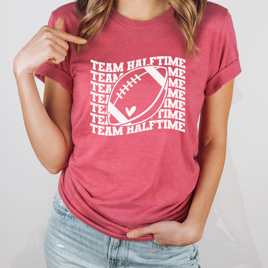 Team Halftime Graphic Tee | Superbowl | Snacks And Commercials | Football | Halftime Show
