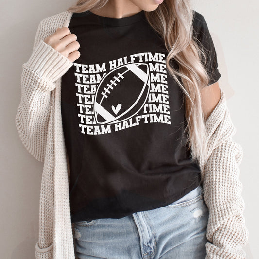 Team Halftime Graphic Tee | Superbowl | Snacks And Commercials | Football | Halftime Show