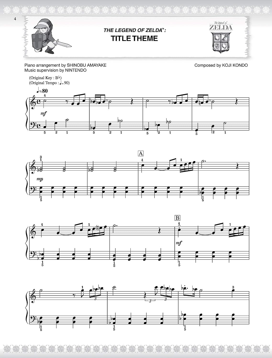 The Legend of Zelda for Easy Piano: Easy Piano Solos