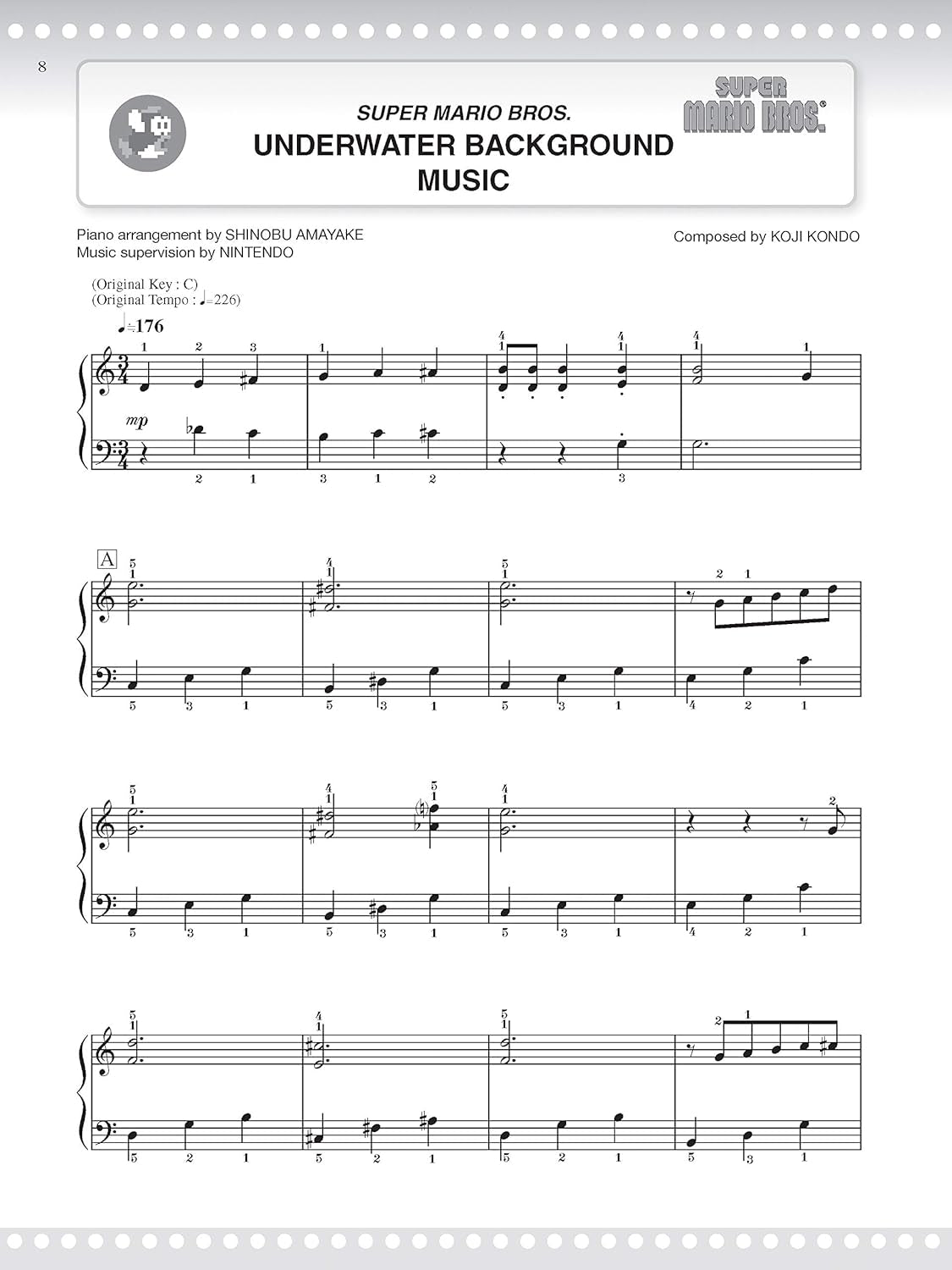Super Mario for Piano: 34 Super Mario Themes Arranged for Easy Piano