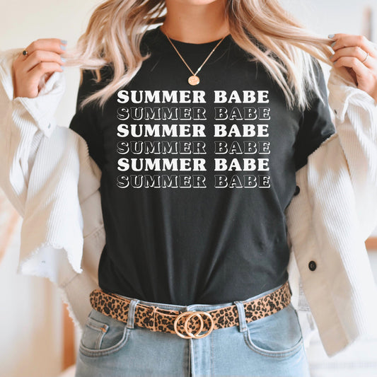 Summer Babe Graphic Tee | Kissed By The Sun | Sunkissed | Sunset Chaser | Beach Please