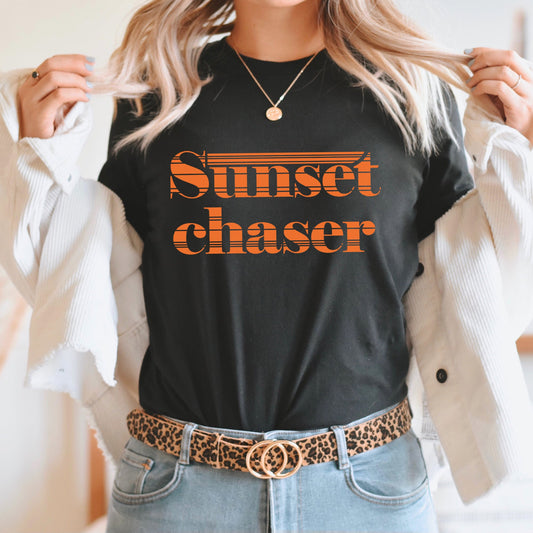Sunset Chaser Graphic Tee | Summer Babe | Beach Please | Sunkissed | Sunshine