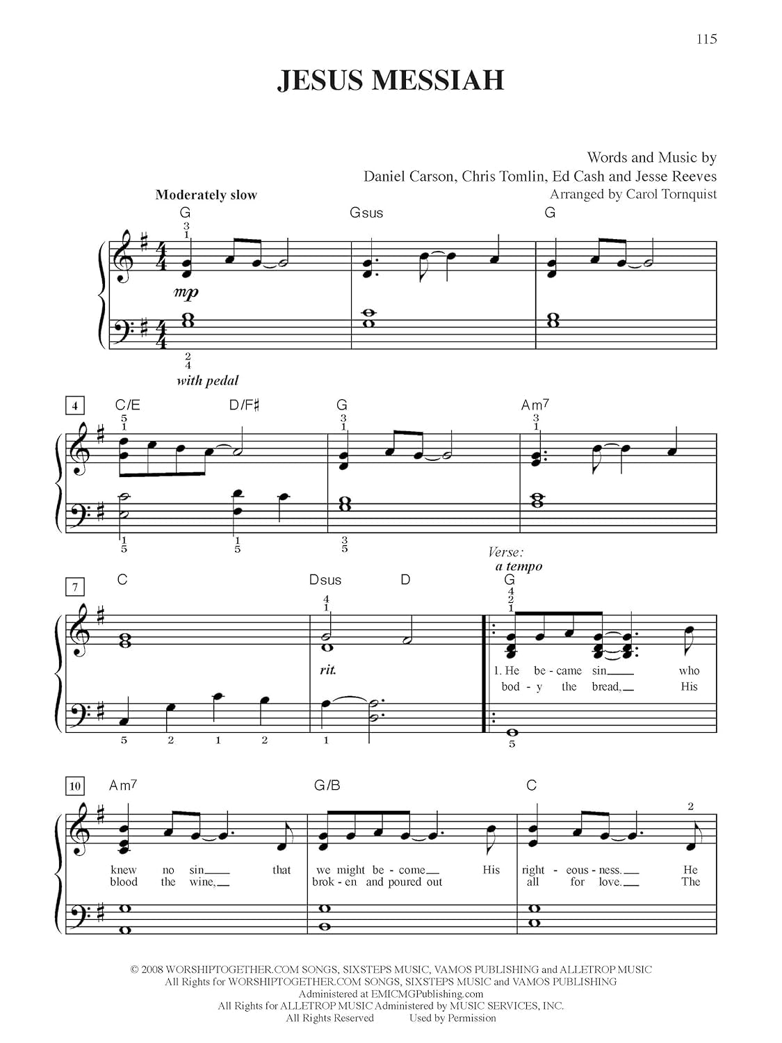 Top 50 Praise & Worship: Easy Piano