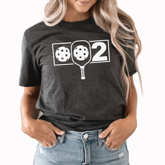 002 Pickleball Graphic Tee | Pickleball Humor | Funny Pickleball | Sports | Pickleball Score