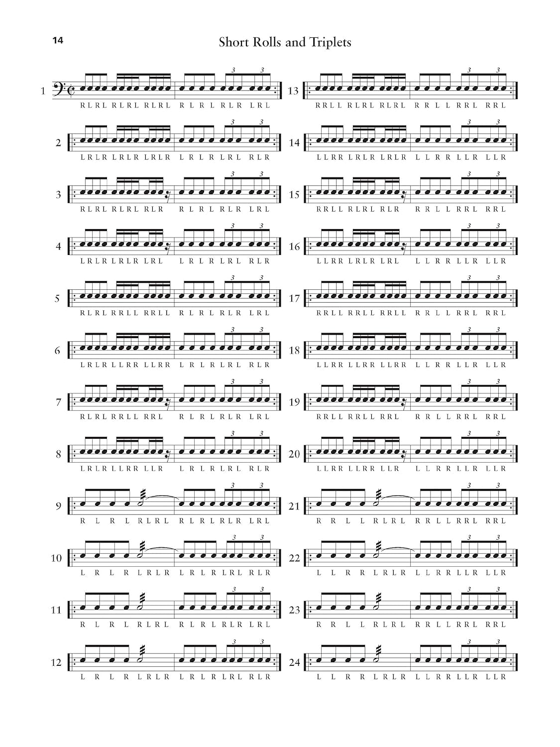 Stick Control: for the Snare Drummer