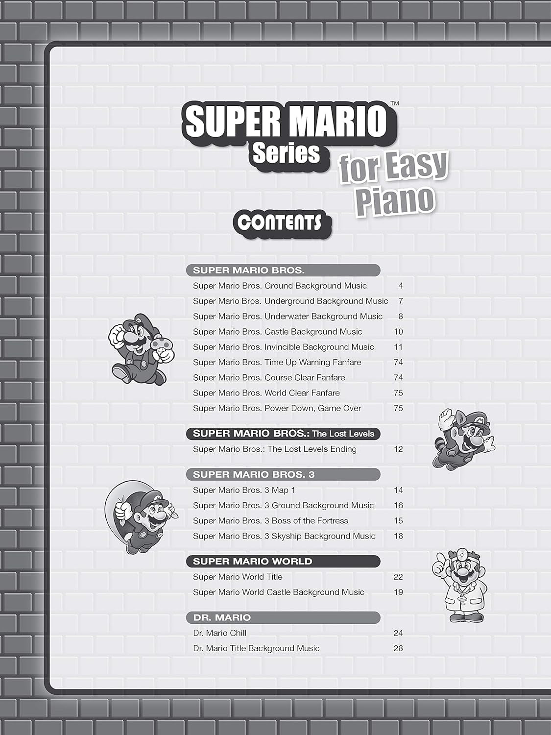 Super Mario for Piano: 34 Super Mario Themes Arranged for Easy Piano